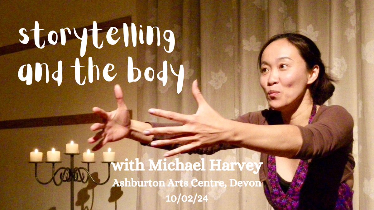 This Storytelling and the Body is moving venue. We will now be just down the road in Ashburton Arts Centre. Looking forward to seeing you there on the 10th of February. More info here bit.ly/storytellingbo… DM me if you have any queries.