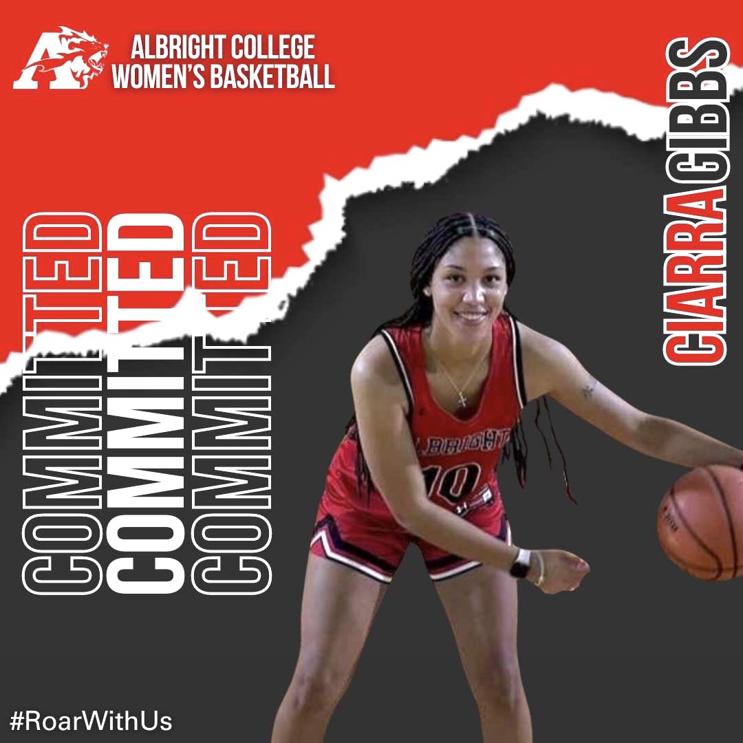 Ciarra Gibbs (@ciarragibbs) on Twitter photo COMMITTED ❤️- I am thankful to announce that I will further my academic & athletic career at Albright College. Thank you to my family, teammates, and coaches who have guided me throughout my career thus far. Big thanks to Coach <a href="/jjjluck/">Janice Duffield</a> & Coach <a href="/abbygaff10/">Abigail Gaffney</a> for this opportunity! COMMITTED ❤️- I am thankful to announce that I will further my academic & athletic career at Albright College. Thank you to my family, teammates, and coaches who have guided me throughout my career thus far. Big thanks to Coach <a href="/jjjluck/">Janice Duffield</a> & Coach <a href="/abbygaff10/">Abigail Gaffney</a> for this opportunity!