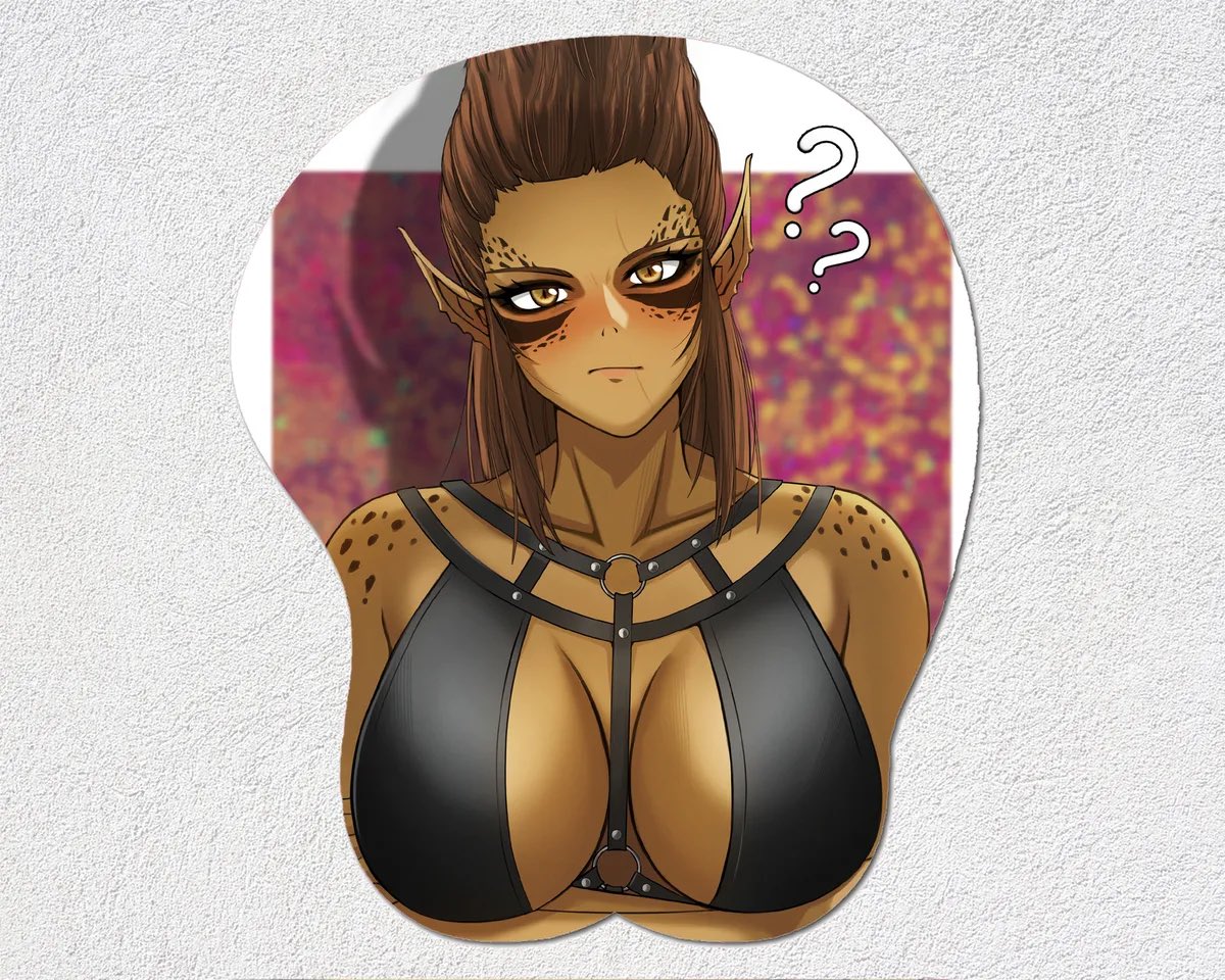 BattleAngelGif's tweet photo. @sew_angry @volpinprops I picked Karlach too! I love her 🥺

My husband accidentally romanced Lae’zel so of course I was sitting there saying “do it do it do it do it”

Her mousepad isn’t as good though: https://t.co/RmvSoifjfn