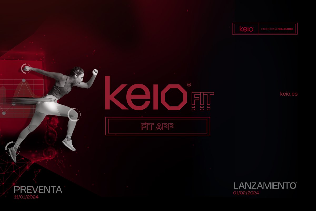 ¿Aún no conoces KEIO FIT APP? ¡Transforma tu estilo de vida con tu entrenador personal en la nube! 🔗 Más información en keio.es @keio_mobile / @Topuriailia. #Keio · #KeioMobile · #KeioFit · #KeioConecta · #KeioTvSport · #Lanzamiento