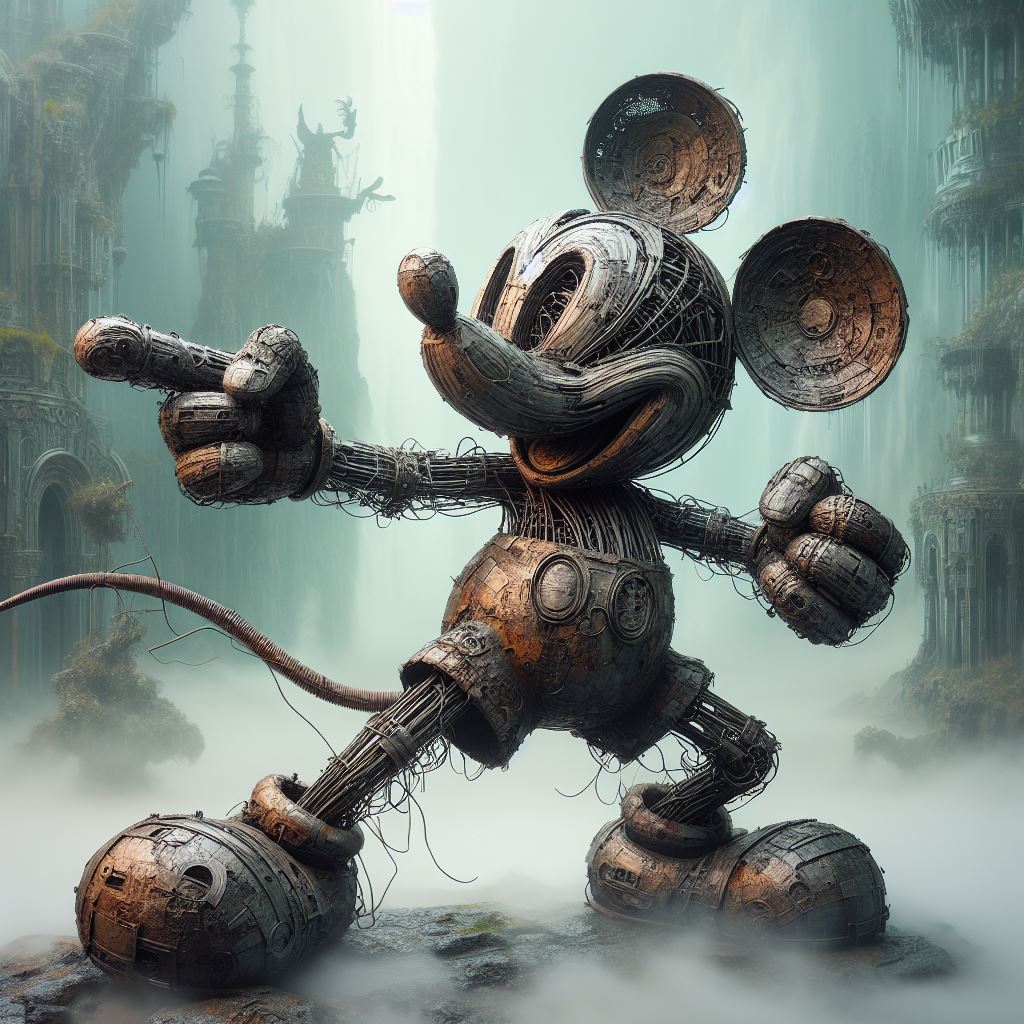 pixelchemist's tweet photo. Junkcore Mickey (ALT contains the #prompt )

#AIart #AIArtwork #AIArtCommuity #DALLE3 #Dalle3Art #junkcore #MickeyMouse #AIartist #PromptShare #pixelchemist https://t.co/EIk5sJAB2g