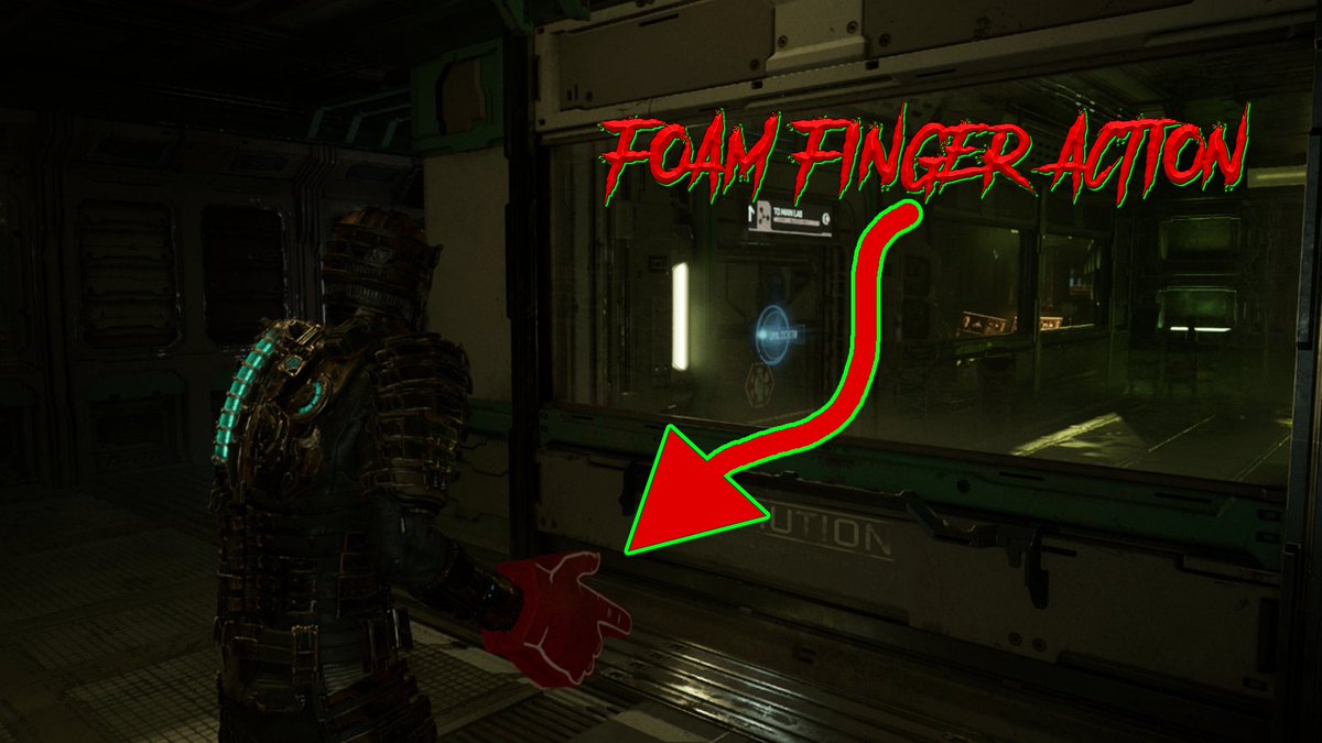 Swagd0s's tweet photo. WE FINALLY GOT THE FOAM FINGER & IT'S A BEAST! #AfterlifeGaming #Swagvision #DeadSpaceRemake #FoamFinger #ImpossibleMadePossible #PickKick https://t.co/clcUT1ZNvE