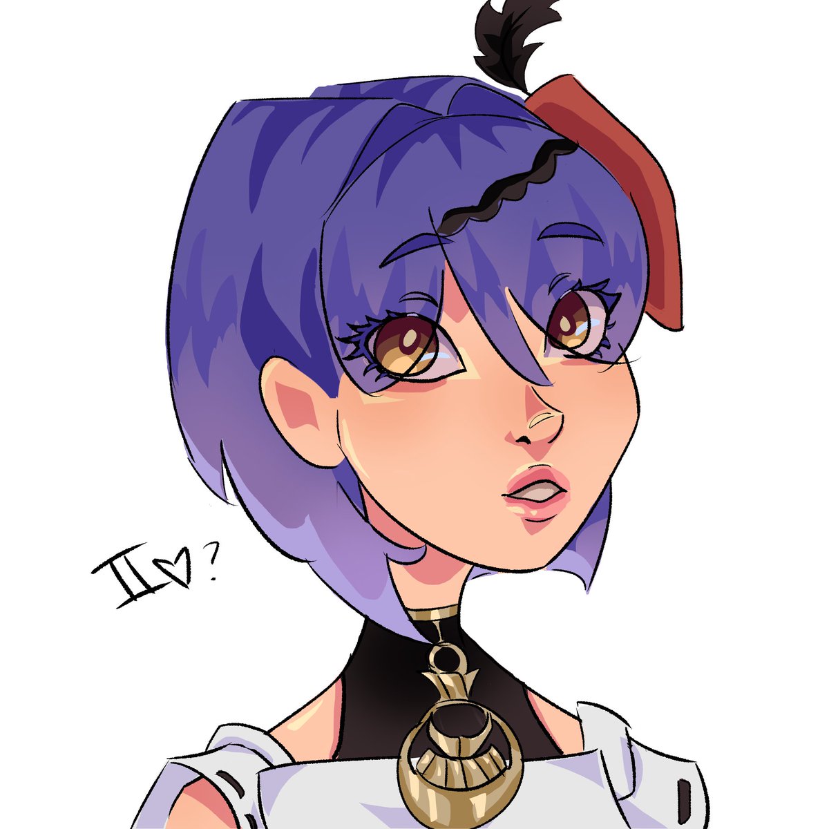 evil art style 😔 (as decided by my friends)