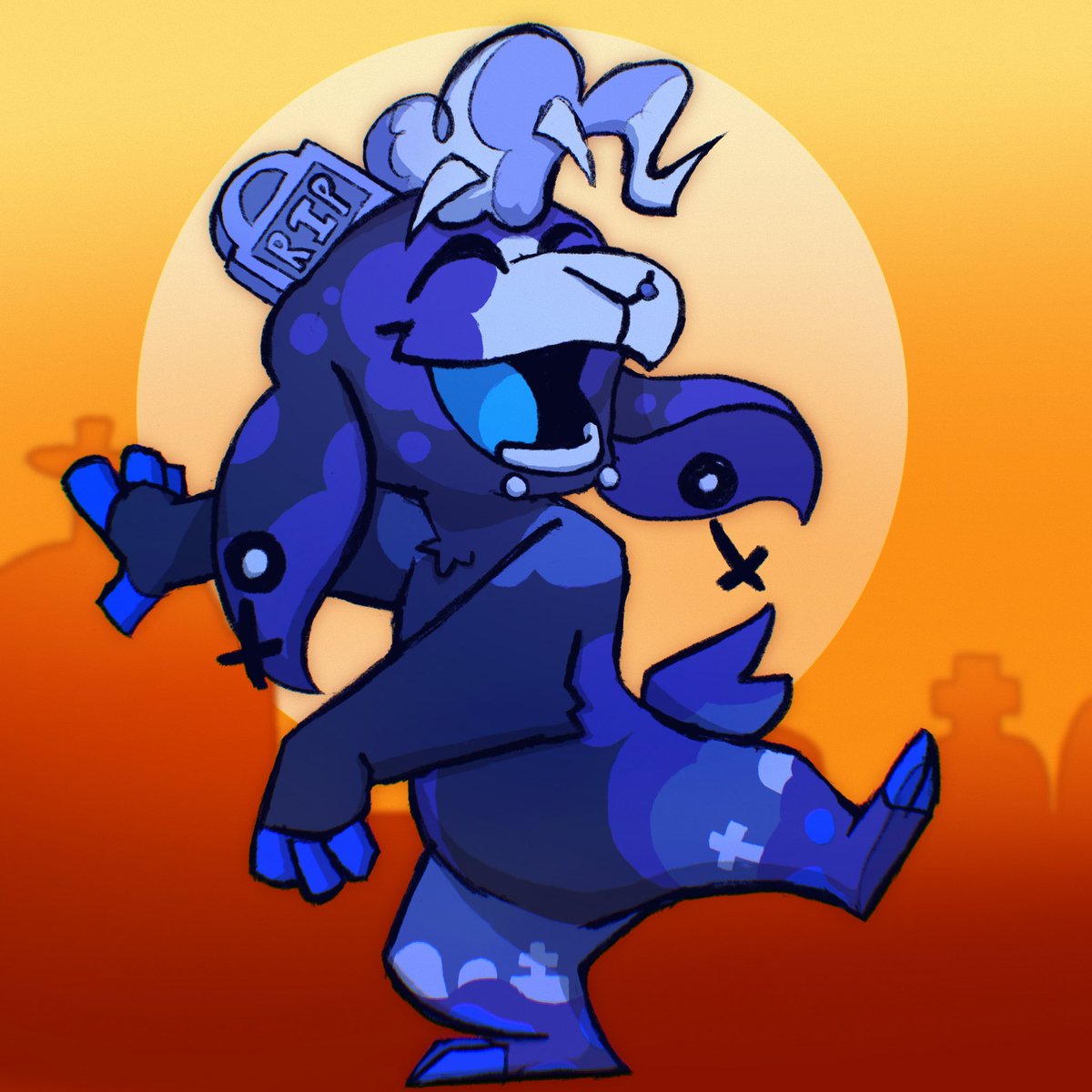 jar_cup's tweet photo. A fun little dancing friend! Art trade with @fablittlefox 💃💃💃 https://t.co/E9D4FUJvVQ