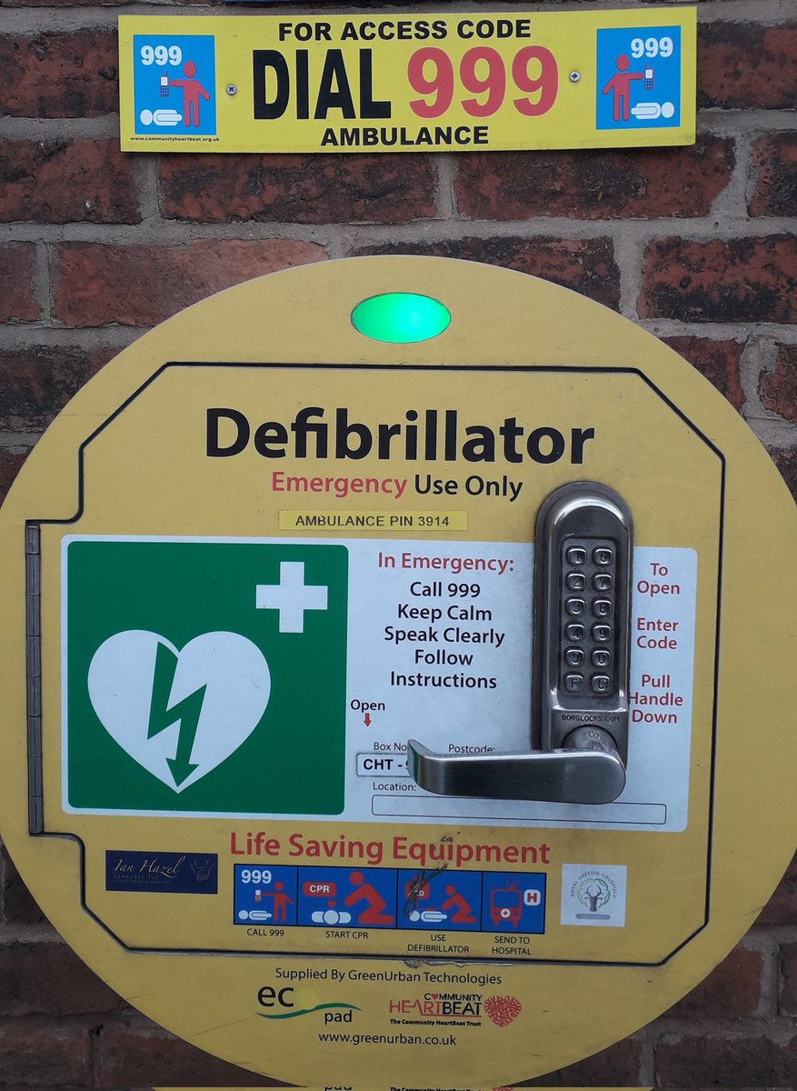 The Department of Health and Social Care is currently running a £1 million match funded Community Automated External Defibrillators Fund, aimed at increasing the number of AEDs in public places where they are most needed and to help save lives. defibgrant.co.uk