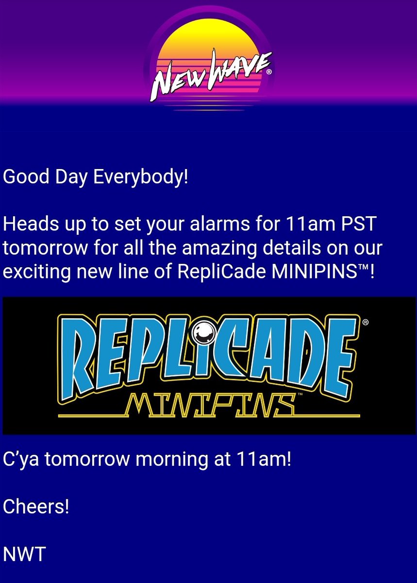 PDubsArcadeLoft's tweet image. New Wave Toys new product line of Minipins will be revealed tomorrow - look forward to seeing the news.  I wonder how they pulled this off and at what price point.  No loose lips sinking ships over there! 

#NewWaveToys #MiniPins #Pinball #Replicades #Arcade #ReplicadeMinipins