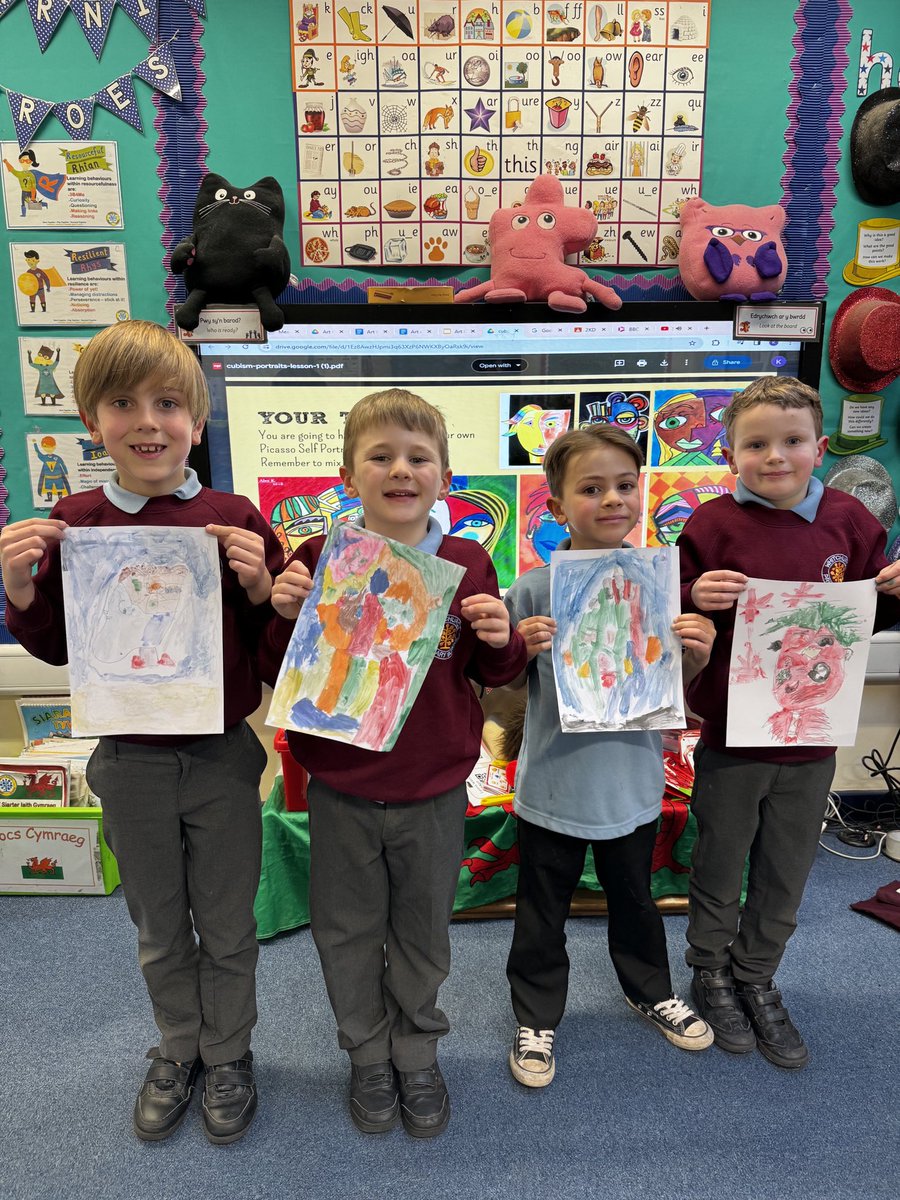 whitchurchprm's tweet image. This was the first week for the Spring cohort of Art Club. The children enjoyed creating their own self-portraits in the style of Pablo Picasso. #WPSExpressiveArts