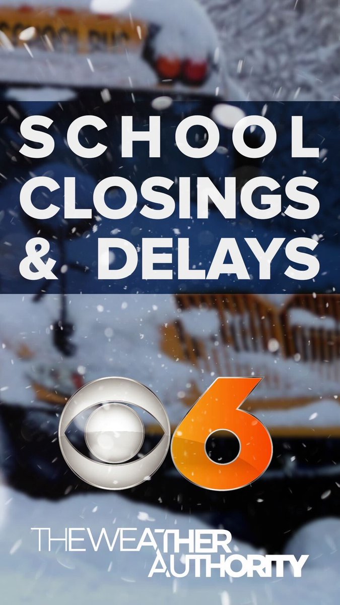 CBS6's tweet photo. Schools are starting to make their calls 👇

https://t.co/2alOaKxUyd https://t.co/qf7h2s80zW