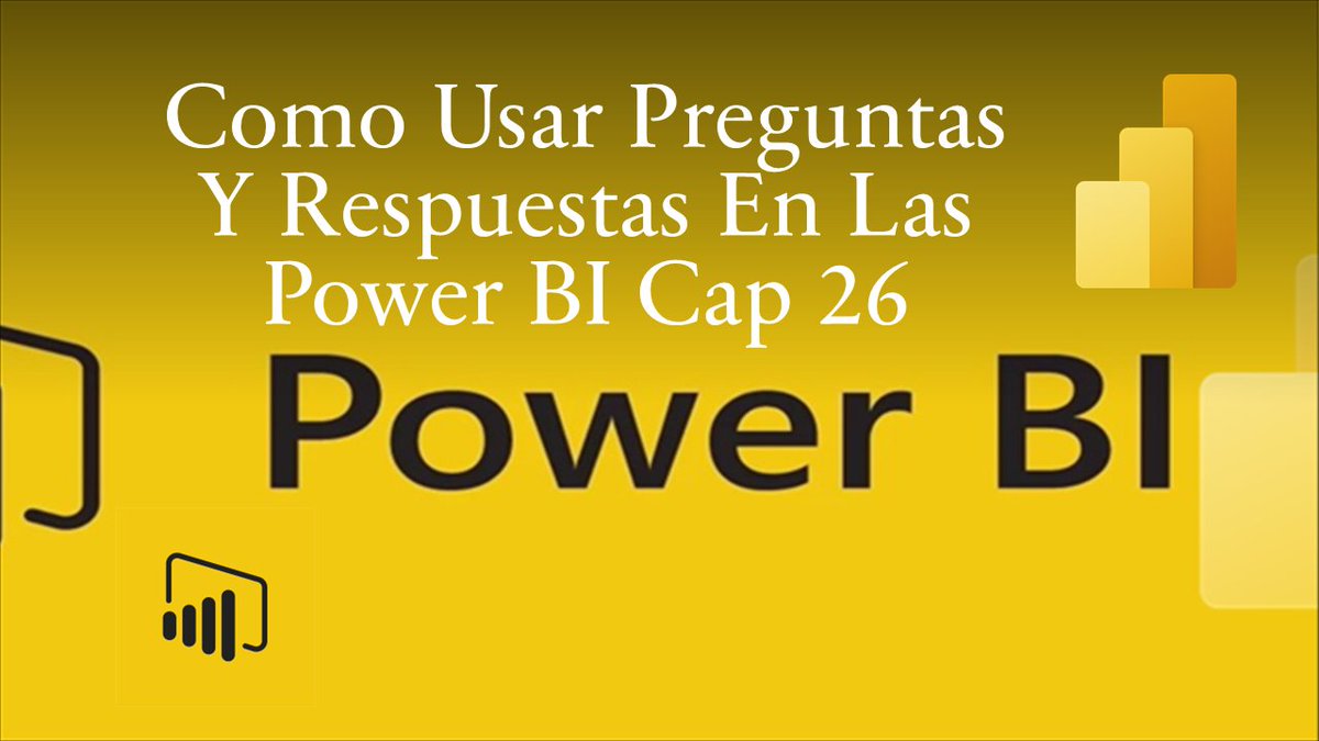 SepamosE's tweet photo. Como Usar Preguntas Y Respuestas En Las Power BI Cap 26 #sepamosexcel #sepamosexcelpowerbi #sepamosexcelbi #sepamosexcelcurso #sepamosexcelviral #excelsepamos #cursodepowerbi #cursopowerbi #bipower #powerbi¿Cómo activar preguntas y respuestas en Power BI? https://t.co/emRG7hmoYn https://t.co/qaFJVH7yQt
