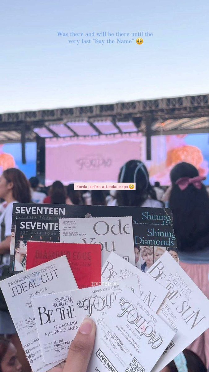 HVC021898's tweet photo. Was there and will always be untill the very last
"Say The Name"  #SEVENTEENinBULACAN https://t.co/Gn5Qw4rAbw
