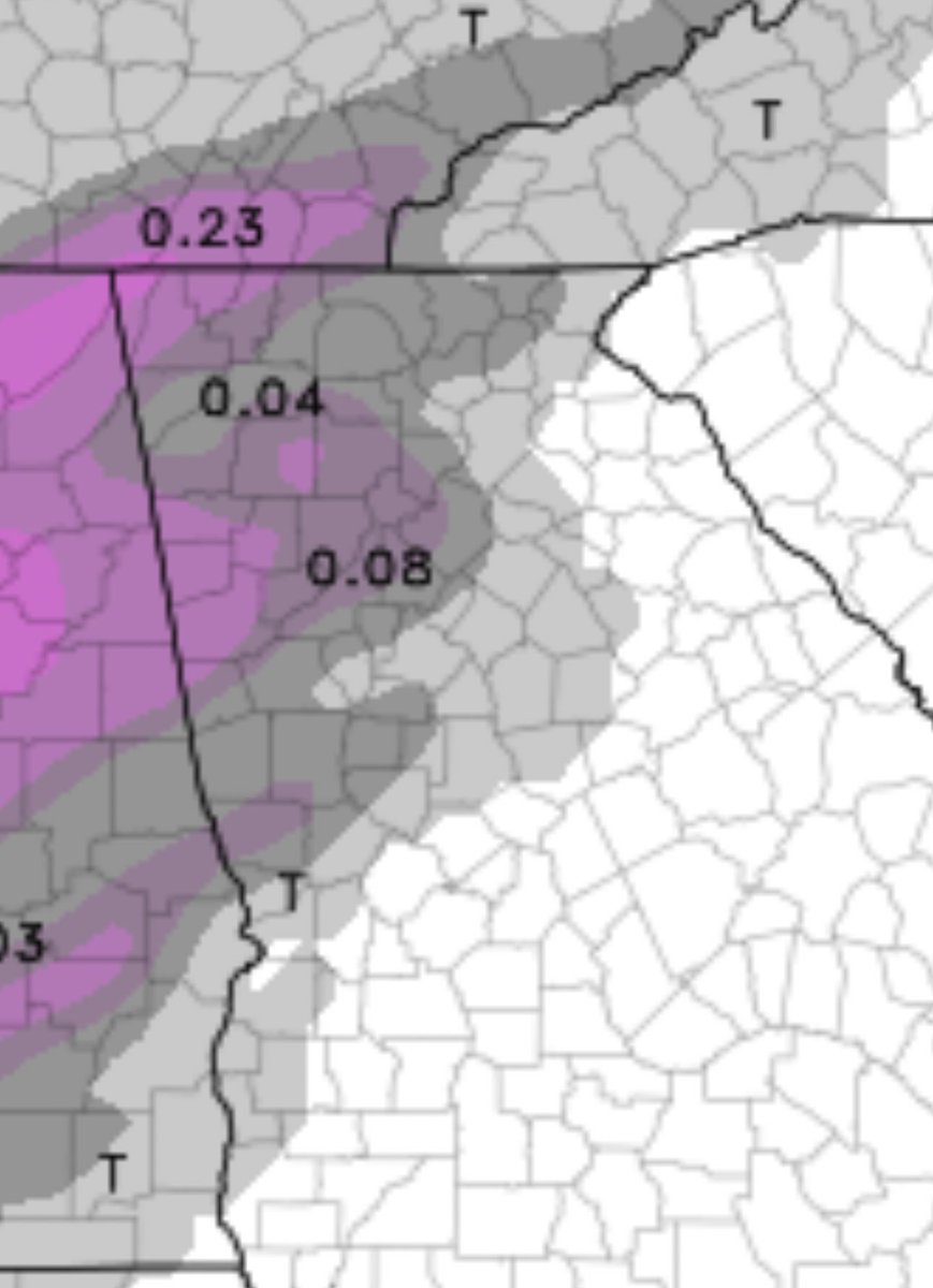 Reason for school cancellations is out of an ABUNDANCE of caution for icy roads overnight. The highest totals models are spitting are from ATL-Cartersville/Carrollton. Above .1” starts to cause big issues.

We will have you covered with road temps and conditions all morning.