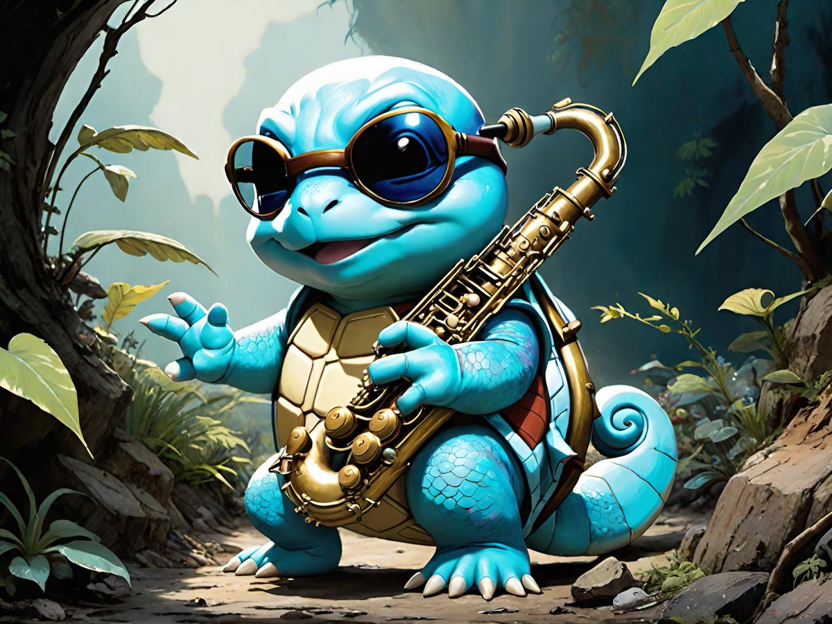 What’s cooler than Squirtle playing his $SAX anywhere, anytime for all of you 

t.me/squirtleSaxpor…