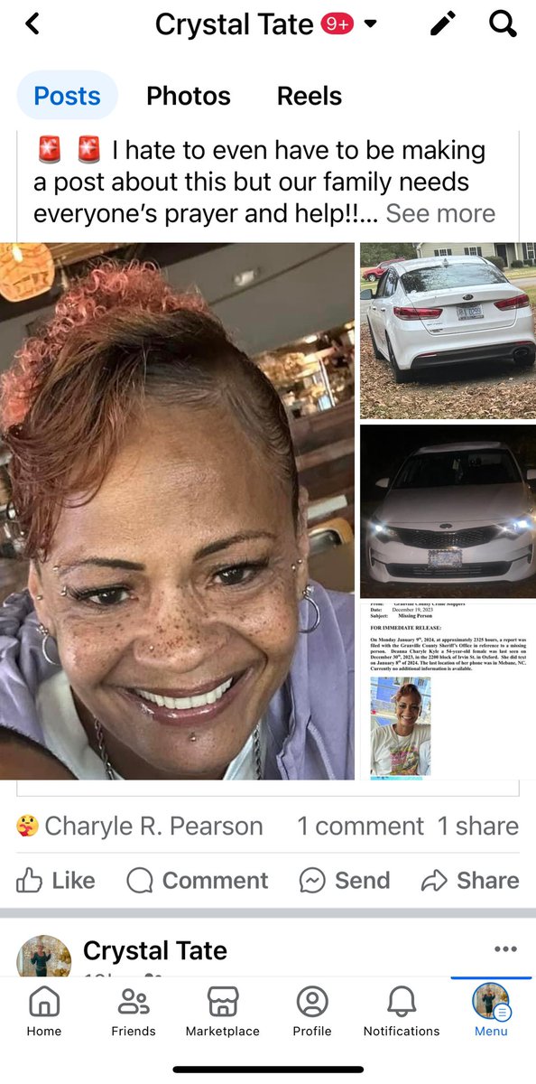 crystaltate1's tweet photo. @CNN Deanna ‘Dee’ Moody Kyle has been missing for over a week… please see attached.. January 8th there was a 911 call from her phone, and now her account has been DEACTIVATED and she hasn’t been SEEN OR HEARD OF or FROM… https://t.co/h9edrXkBUK
