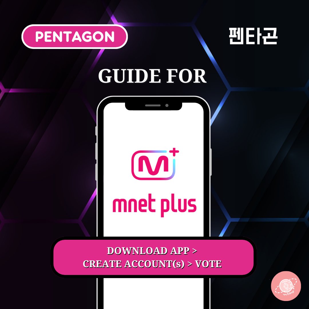 pentagon_voting's tweet photo. MNET PLUS GUIDE
⤷ Support Events
⤷ MCountdown Pre-Vote &amp; Live Vote
    ⁃    Pre-Voting represents 10% of criteria.
    ⁃    Live-Voting is for Top 2 Nominees only, represents another 10% of criteria 

➔ SIGN UP &amp; VOTE

#펜타곤 #PENTAGON 
@CUBE_PTG @nakedxproud https://t.co/Pqyt9lQBoi