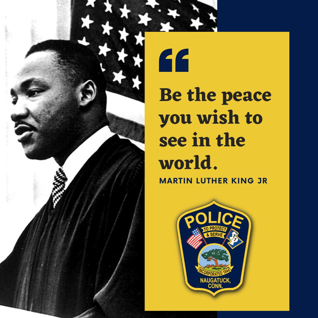 Naugy_PD's tweet photo. Today we honor the life and legacy of Dr. Martin Luther King Jr 🕊️
#mlk #mlkday #teamNPD https://t.co/B0fjfkegmj