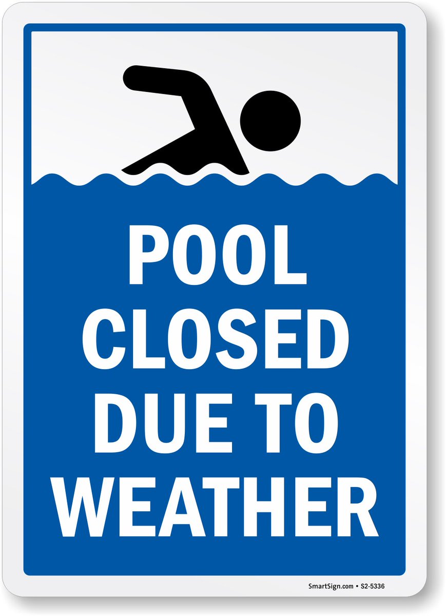 APS Pools CLOSED, Tue, January 16.  All classes &amp; Rentals canceled.