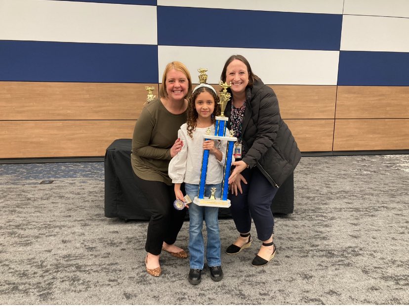 So proud of our <a href="/thompsoncougars/">Thompson Elementary</a> 3rd grade district Spanish Spelling Bee winner! #ThompsonIsExcellence