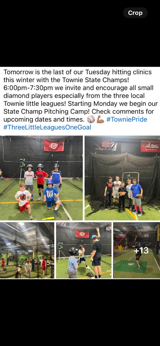 BaseballAtc's tweet photo. ATC 13U team’s final Tuesday winter hitting session from 7:30-9!  💪🏽⚾️ https://t.co/CTu3bdBivP