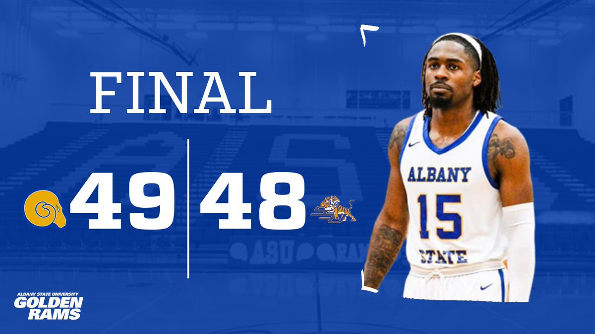 Albany State ~49 Savannah St. - 48 Final Score. Rams win 2 in a row.