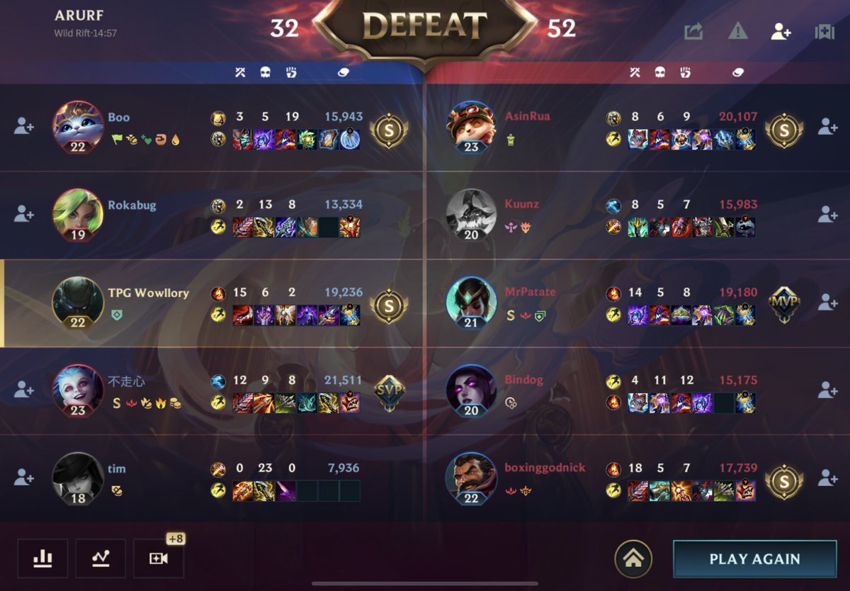Wowllory's tweet photo. Why do people even wintrade in this mode…? Can someone explain what’s happening?
#wildrift https://t.co/PNlyDWZr53