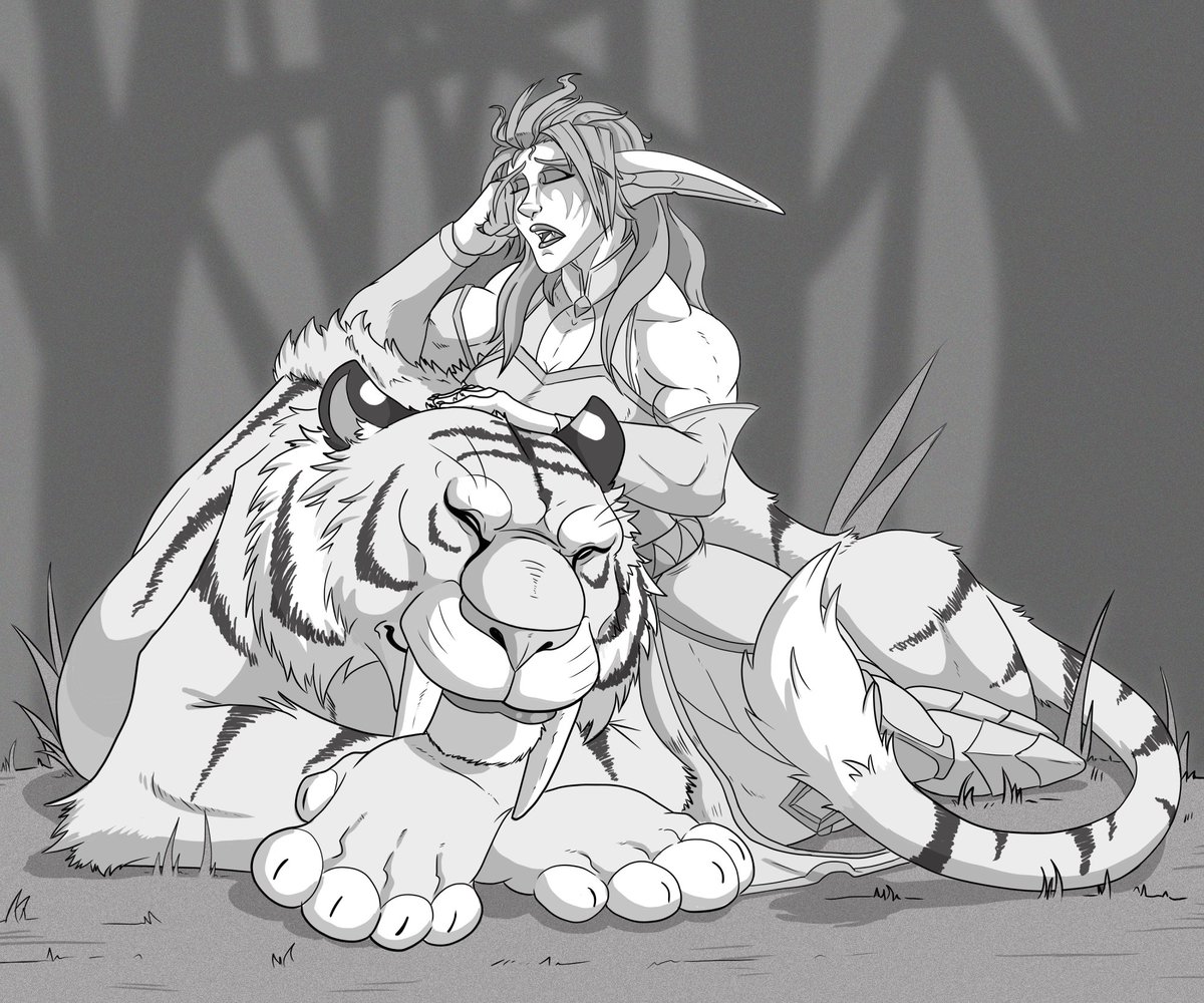 After all that's happened, Tyrande can finally let her hair down.