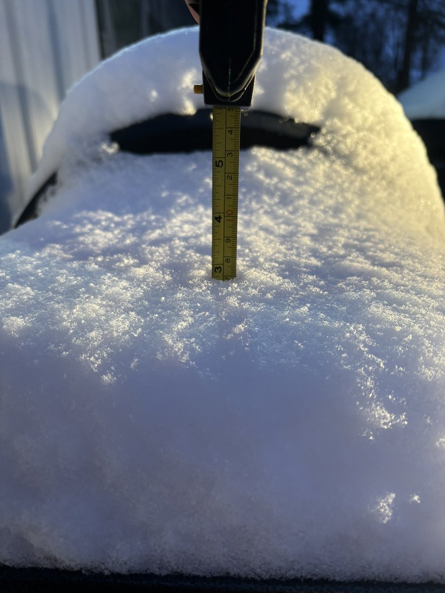 EEubanksSisco's tweet photo. @ryanvaughan between 2.5-3 inches in Delaplaine. https://t.co/5qZPWbAuDP