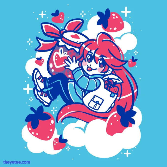 This must be Strawberry Jam, cuz jelly don't speedrun like that! Designed by  in collab with  and available thru Jan 21st as part of  . $6 from each tee sold goes to    