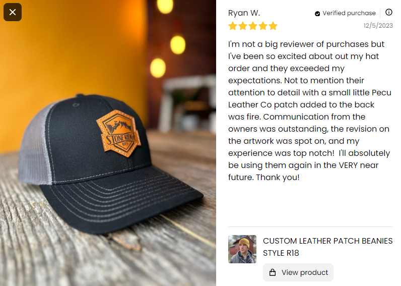PecuLeatherCo's tweet photo. Did you know we have over 4,000 five star reviews?
Check them out yourself!
https://t.co/2Z3toNrVSo https://t.co/iXffZqHwo4
