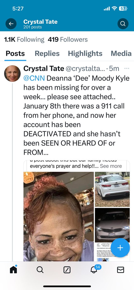 crystaltate1's tweet photo. @CNN contacted the AUTHORITIES in GRANVILLE NC who did the REPORT and PULLED IT  UP IN THE SYSTEM … and was LITERALLY TOLD  there was NOTHING more THEY could do.. I asked about them CONTACTING CNN and was TOLD, WE’D HAVE TO DO IT ON OURSELVES… I asked them again to be CLEAR https://t.co/mlHBguMNJY