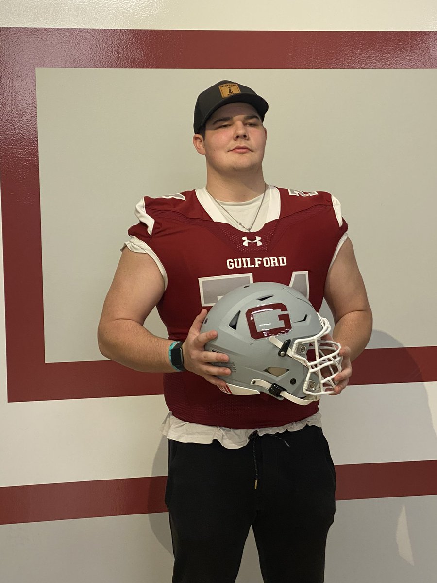RJMorr1s's tweet photo. After a great conversation and visit with @CoachBowen_  I’m blessed to receive my first official offer from @GuilfordFB 
@WalhallaHSFBall @coachcjstone https://t.co/lmVlTYLeOM
