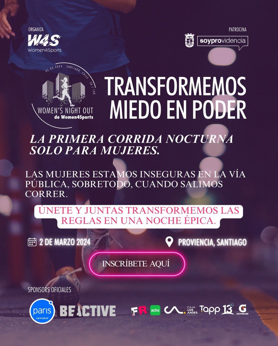 FullRunners's tweet image. CORRIDA SÓLO MUJERES #W4S
@gatoradechile 

Inscripciones aquí:
wnorun.com/?fbclid=PAAabt…