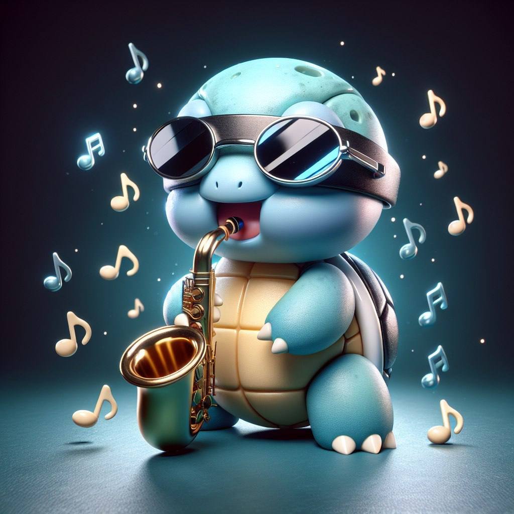 $SAX enjoying his time out this evening, music gets everyone vibing.