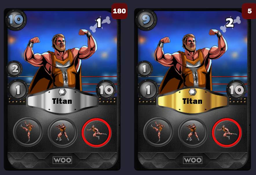It's very important to read up on the leveling system in the #WOOgame. 

There will be times where it is better to have a silver belt opposed to a gold belt when it comes to price, rarity, and supply of cards in the future.

#woo <a href="/WrestOrgOnline/">Wrestling Organization Online💪</a>