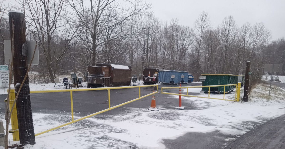 Inclement weather could impact tomorrow’s operations.  Please “Know Before You Go”, make sure to check that sites are open regularly scheduled hours before heading to any of our locations.  You can check back here or call our office at (540) 422-8840. #fauquiercounty