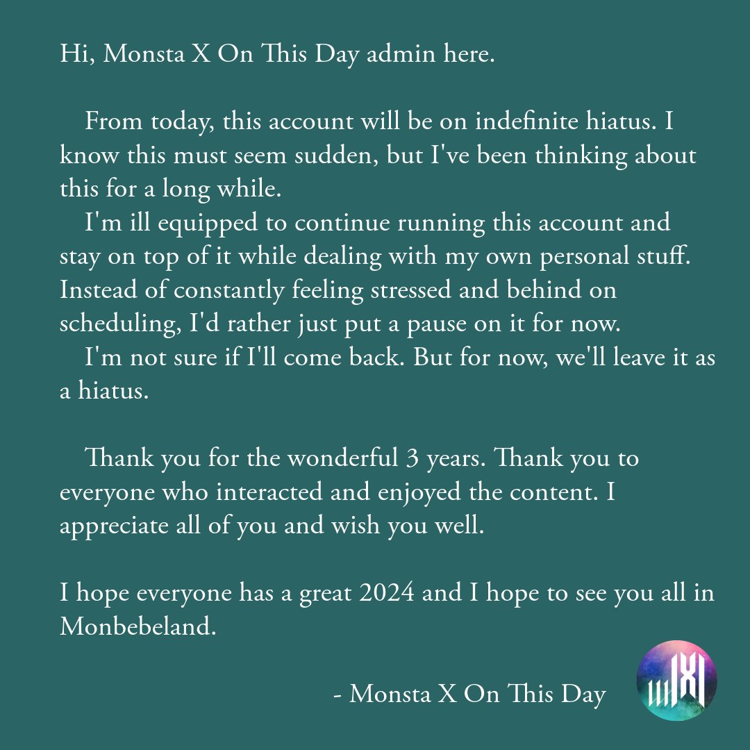 🎉 MONSTA X 10 YEARS 🎉 | CLOSED (@MX_OnThisDay) / Posts / X