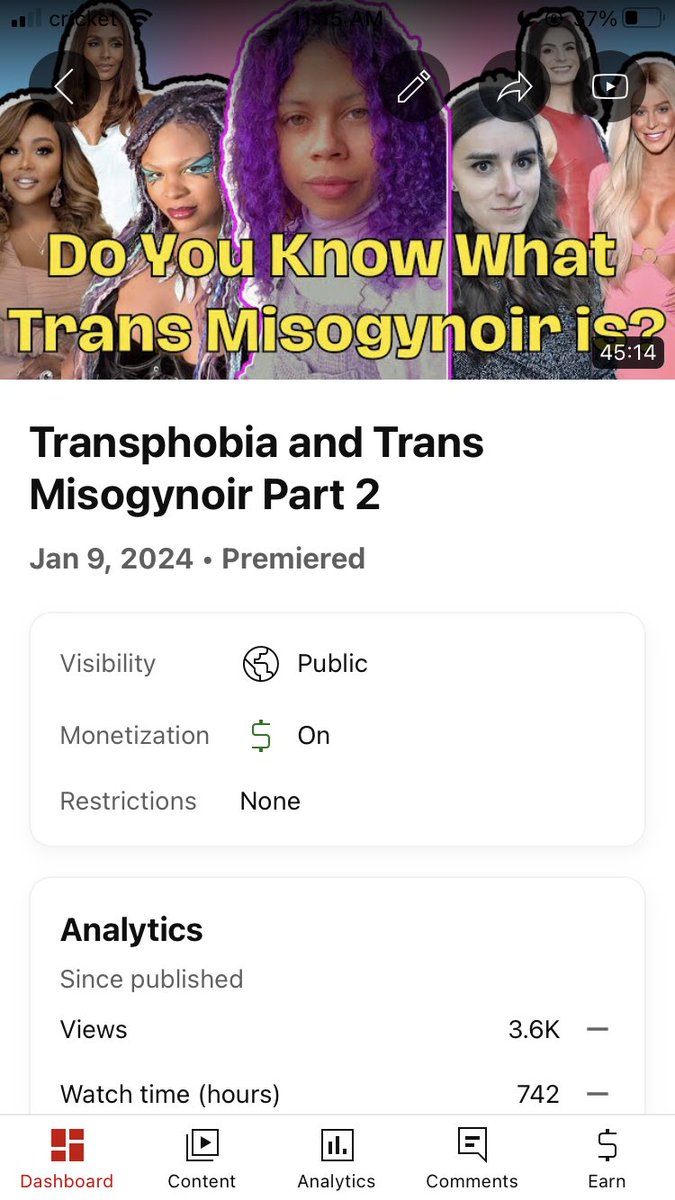 My ask from white, cis and non black folks on MLK day is to give my latest video a watch and share since it focuses on the most marginalized that intersect at race, gender and class.