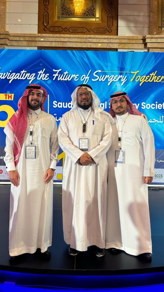 ibra_albalawi's tweet photo. Proud to be a part of this group, starting the year with the 3rd place in oral presentation in this conference 🥳
الحمدالله يارب 🙏🏼❤️
And special thanks to our mentor @AlalawiYousef for the support 
#SGSS2024 
@SGSS_KSA https://t.co/P1KSvLyNOl