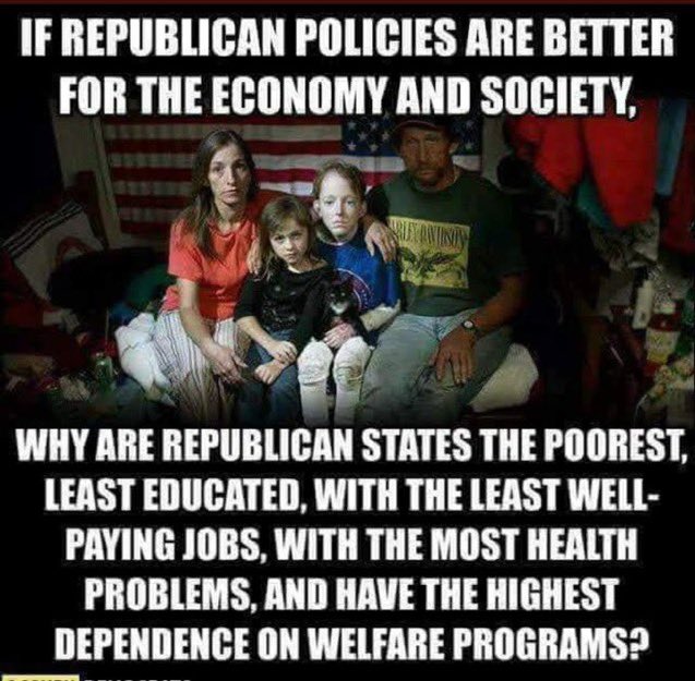 @GOP What has the GOP ever done for the working class? The entire GOP agenda for the last 40+ years has been tax cuts and deregulation for the billionaire class. You hate the working class. You con them into voting against their own interests with dumb culture war nonsense.