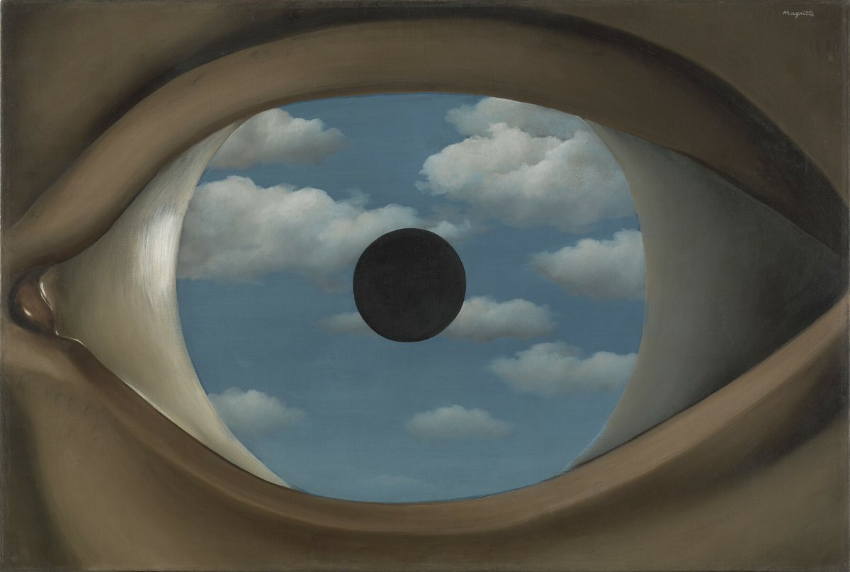 artistmagritte's tweet photo. The False Mirror, Paris 1929 https://t.co/tAkShqMrJ1 https://t.co/veXiRTOm2w
