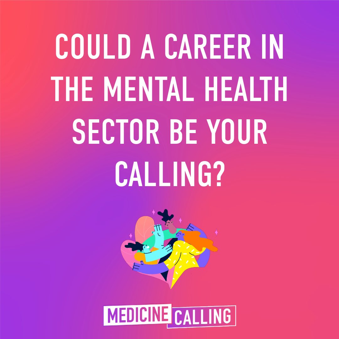 We need more young people to consider a career in the mental health sector. Want to find out more? Come along to one of our free events in 2024! Sign up here: medicinecalling.co.uk/events
#MedicineCalling #MentalHealthCareers