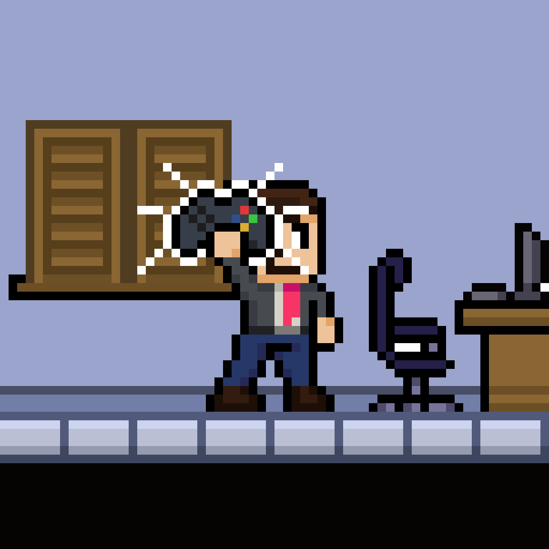 danilomacb (@danilomacb) on Twitter photo Arte que o <a href="/AngeloCarvel/">PixelCarvel</a> fez de presente de aniversário pra mim, homenagem muito foda, vlw man! Nunca imaginei que alguém faria uma fanart minha kkkkkk
#pixelart Arte que o <a href="/AngeloCarvel/">PixelCarvel</a> fez de presente de aniversário pra mim, homenagem muito foda, vlw man! Nunca imaginei que alguém faria uma fanart minha kkkkkk
#pixelart
