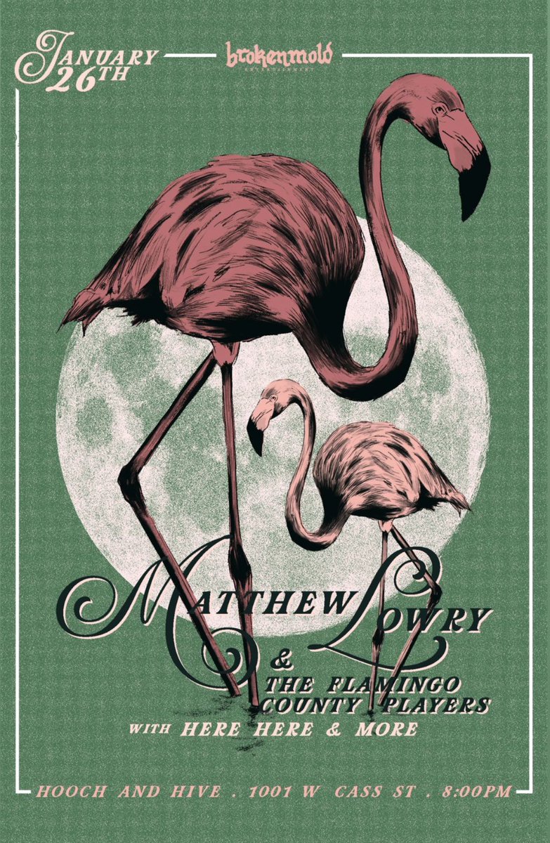 Tampa, Friday January 26th at Hooch &amp; Hive.