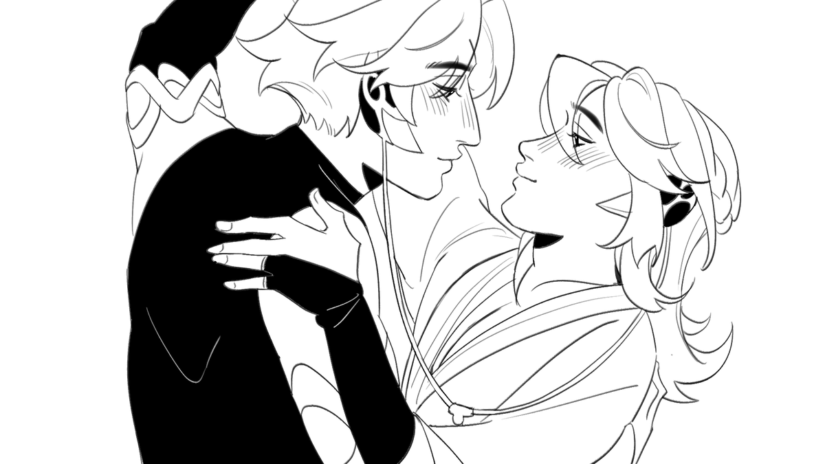 some screenshots from yesterday's animatic!! in case anyone wanted a quality version of it 
