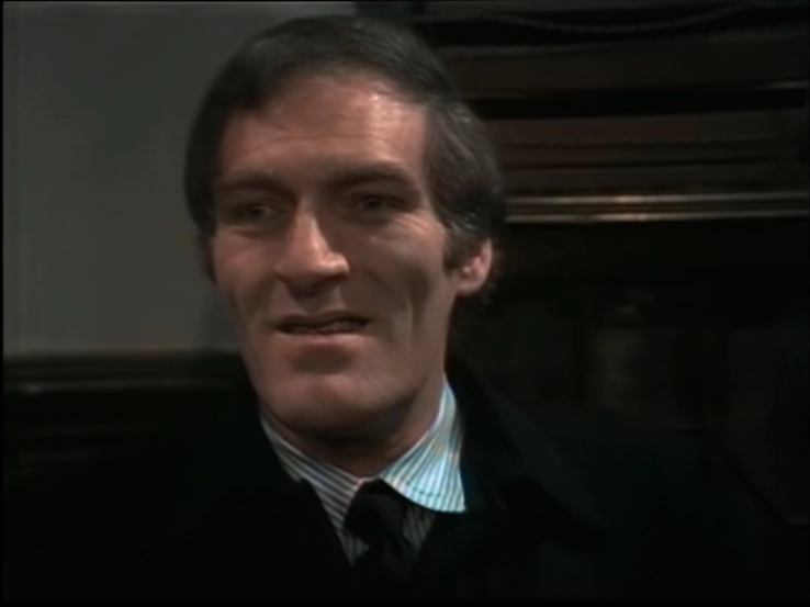 DWUDatabase's tweet photo. It isn't just Mailor who is uncomfortable around Barnham but the Brig, Benton and even the Doctor. This reformed prisoner has the effect of making everyone other than Jo visually socially awkward. I'm sure there is a social commentary in there somewhere #DoctorWho #MindofEvil https://t.co/pQt5wS1GZQ