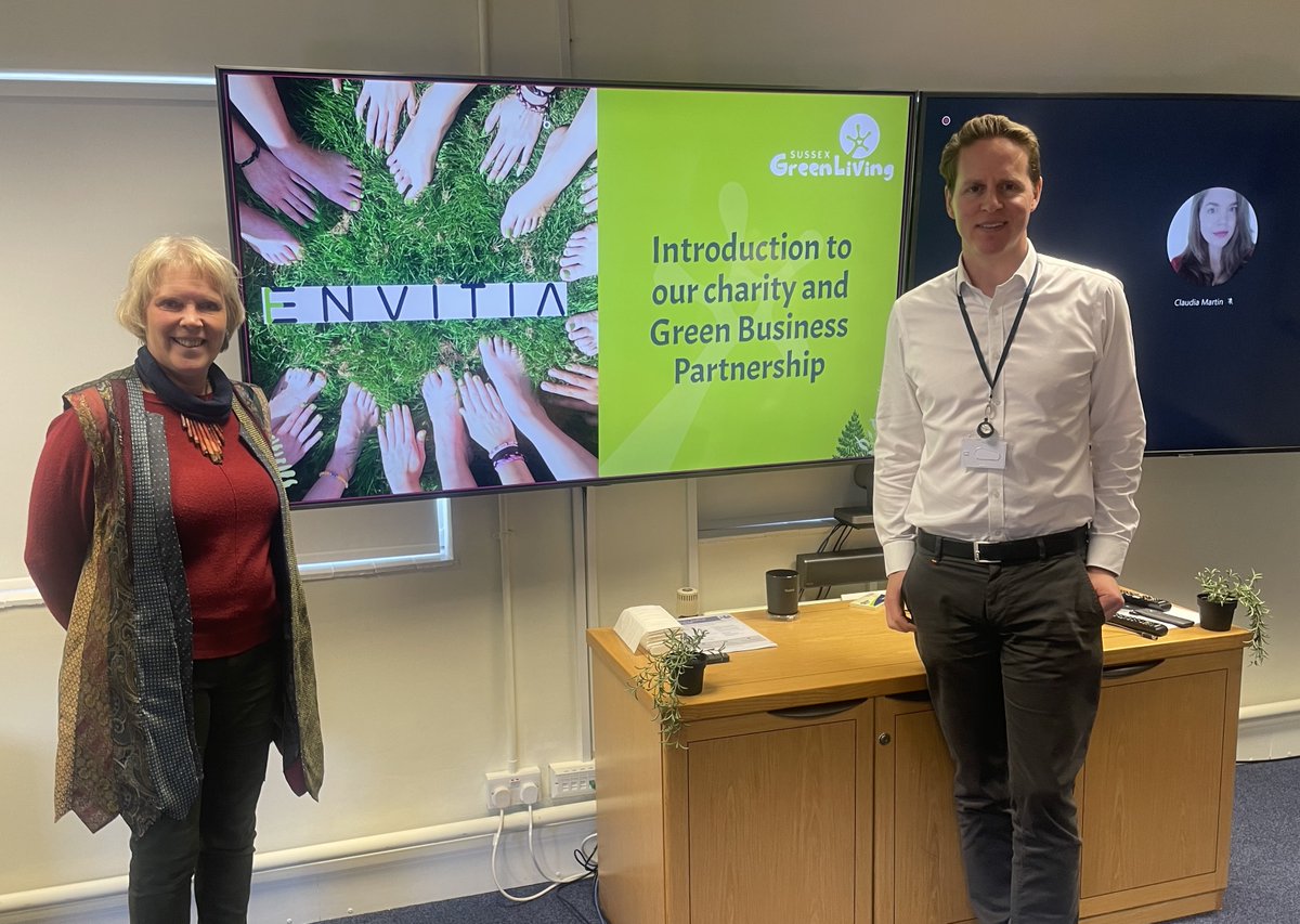 We're excited to launch today our Green Business Network with <a href="/Envitia/">Envitia</a>. The staff in this Horsham &amp; US based data software &amp; services company are going to have fun fundraising for us #corporatevolunteering #CSR #environmentaleducation #ClimateAction