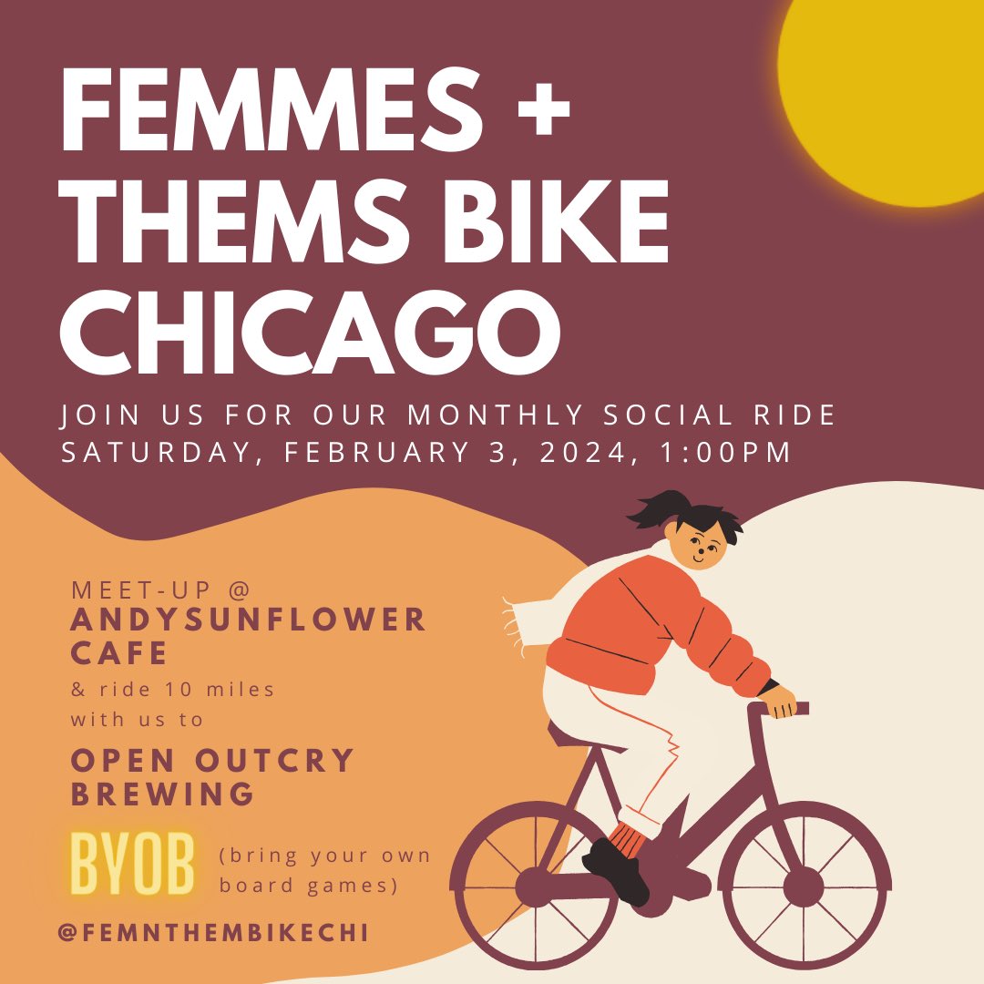 Femmes + Thems Bike Chicago tweet media