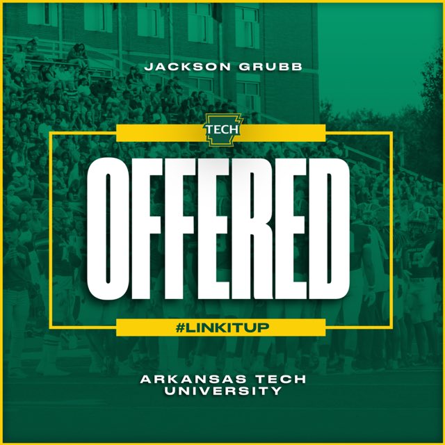 After a good talk with <a href="/CoachSchnabel/">Shawn Schnabel</a>, I’m blessed to receive my 5th offer to play at the collegiate level at <a href="/ArkansasTech/">Arkansas Tech</a>! #GoWonderBoys <a href="/Coach_Johnson28/">Blake Johnson</a>