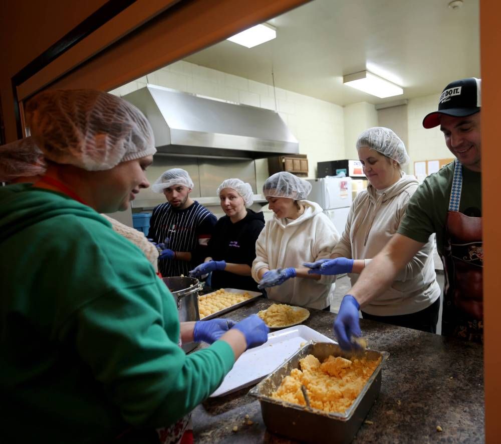 thebrandonsun's tweet photo. Ukrainian Canadians in Brandon were busy at work last Friday night, making hundreds of perogies in preparation for Malanka, or Ukrainian New Year, happening this Saturday at the Ukrainian Othodox Hall. https://t.co/sTjA820tJV #bdnmb https://t.co/JmUSvTZW8W