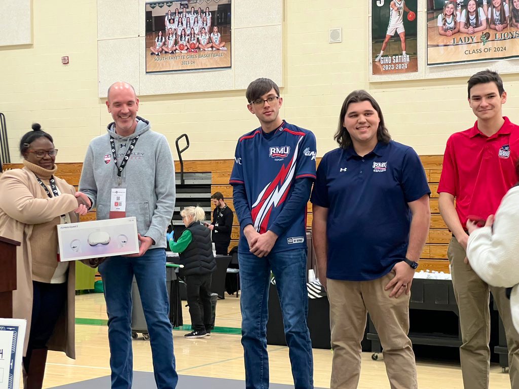 GGs all around as we wrap up our home Tournament. Congrats to our winners:

1st Place 🥇: <a href="/TrinityAreaSD/">Trinity Area School District</a> 
2nd Place 🥈: <a href="/SouthFayetteSD/">South Fayette Township School District</a> 

Sportsmanship Award 🏆: Adam from <a href="/Sewickley/">Sewickley Academy®</a> 

Congrats &amp; thanks to all 5 participating teams! TY @TRETC2024, <a href="/99ovrgg/">99 Overall Marketing Agency</a>, <a href="/pghtech/">PGH Tech Council & Fortyx80</a> <a href="/RMUPAEsports/">RMU Esports</a>