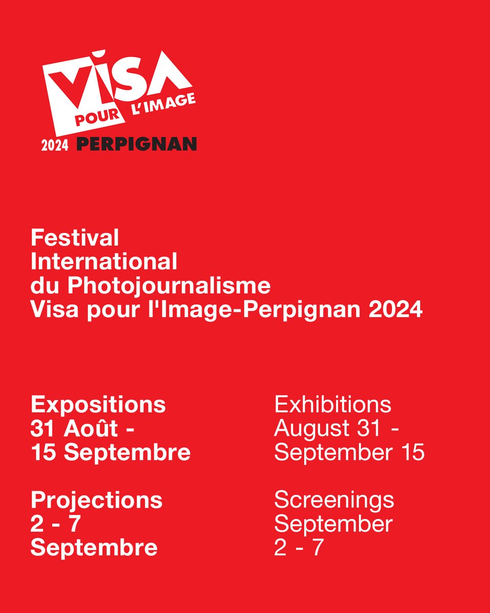 #visapourlimage2024 Pour plus d'informations, visitez le site web : visapourlimage.com